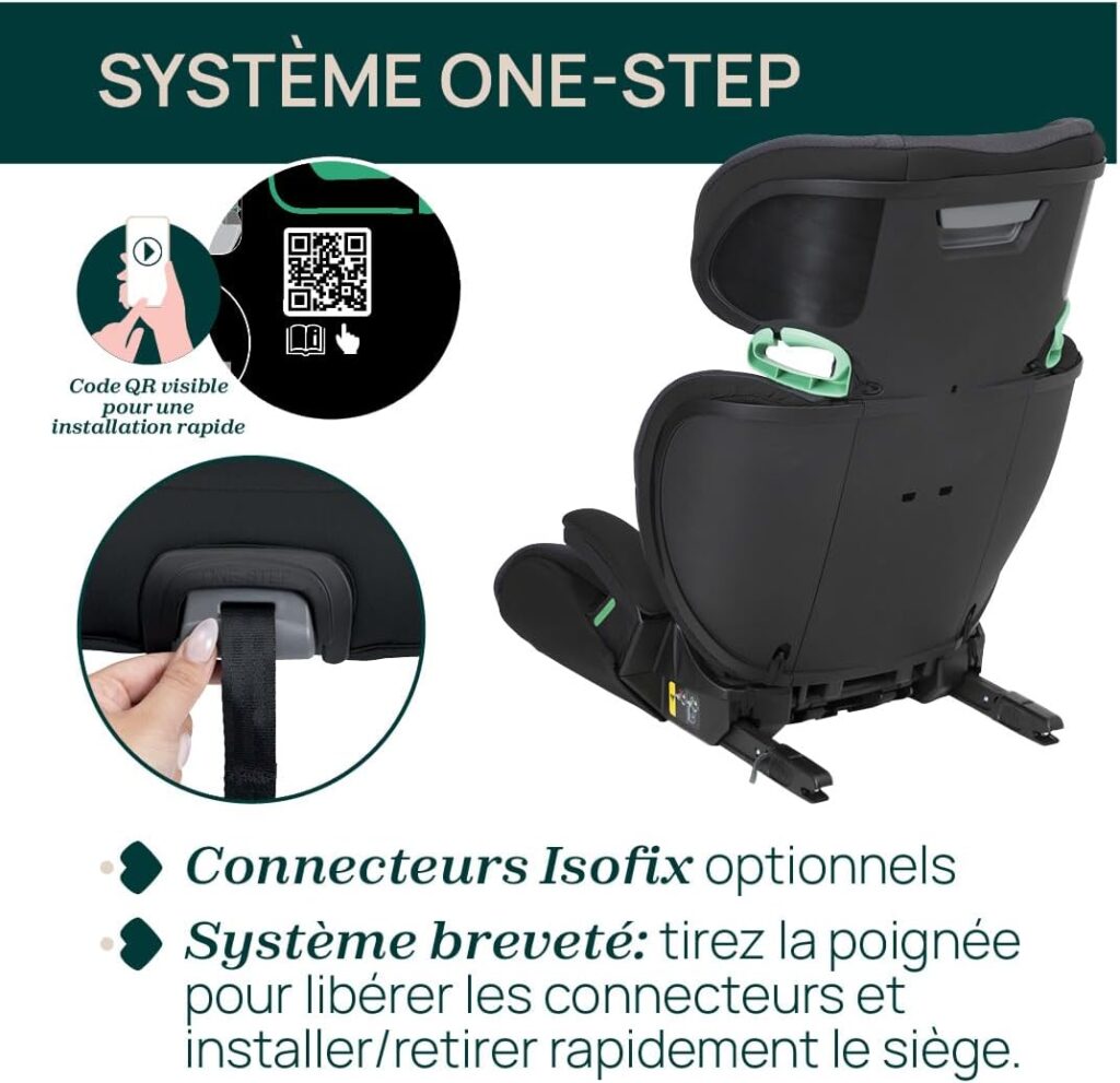 Fácil instalación con Isofix Quizy