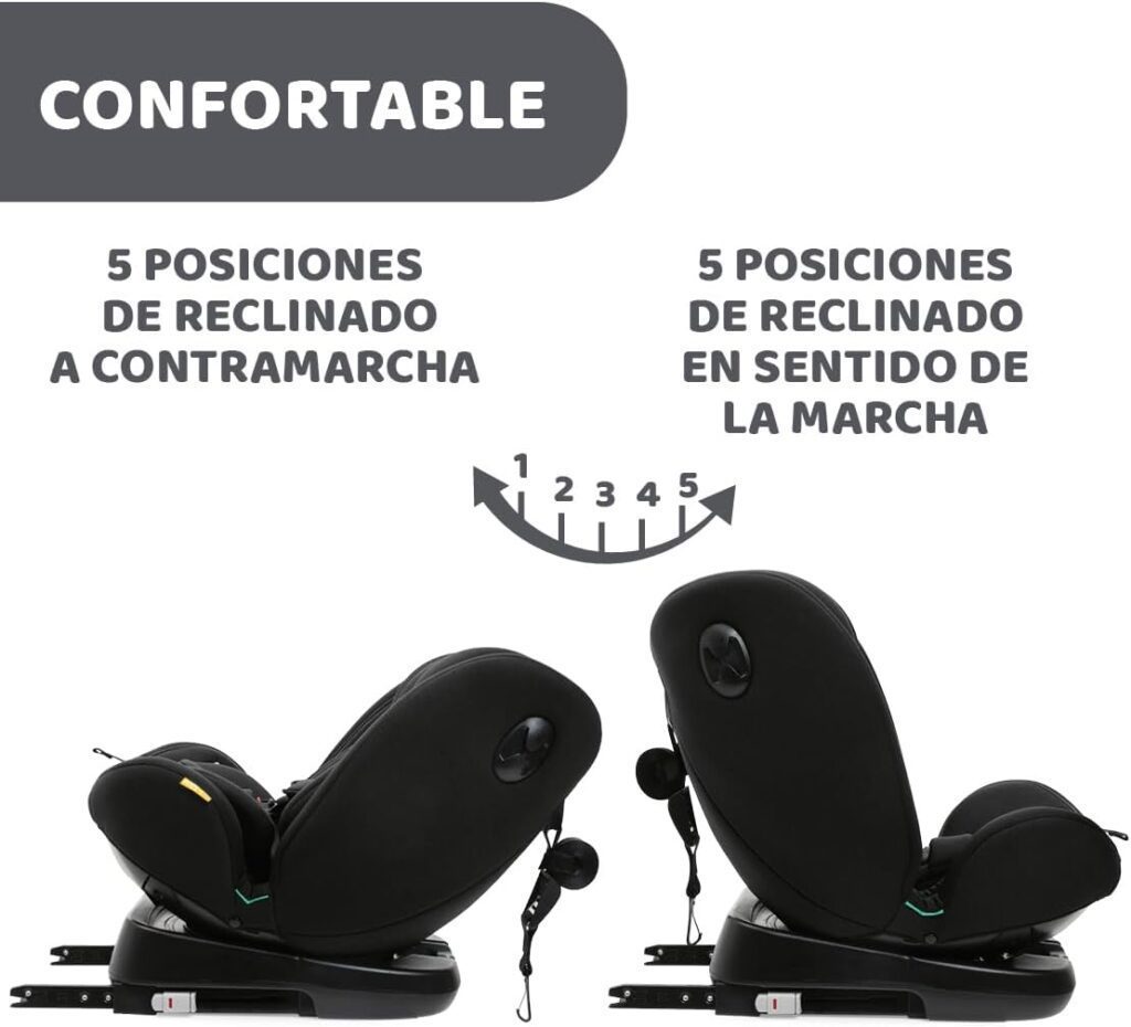 Reclinable y ajustable chicco evo